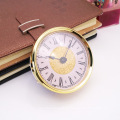 Good Quality 80mm Plastic Clock Insert with Aluminum Retro Roma Dial